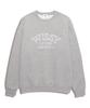 Wissi Attire Logo Oversized Sweatshirt (Wlfs002) Melange Grey/White