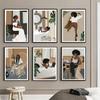 Feminist Nordic Posters And Prints Black Woman Read Girl Power Boho Wall Art Canvas Painting Wall Pictures For Living Room Decor