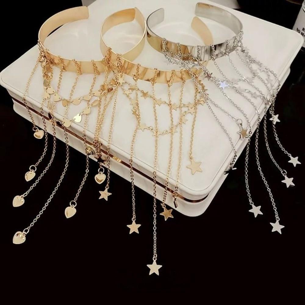 Adjustable Fringe Arm Cuff Bracelets Sweet Open Upper Arm Bracelet  Arm Accessories