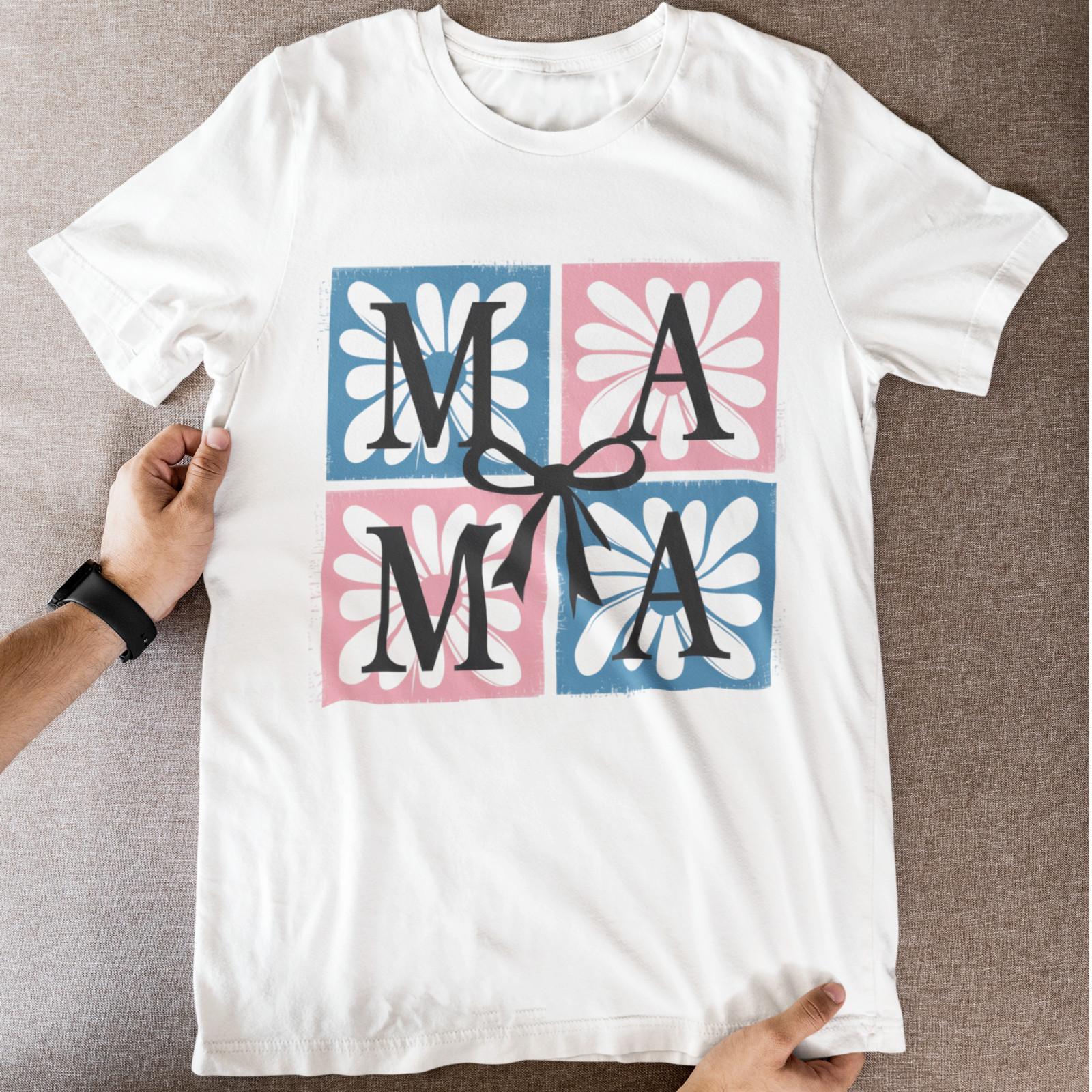 Mama Floral T-Shirt Mothers Day Gift Cute Mom Daisy Spring Tee XXL