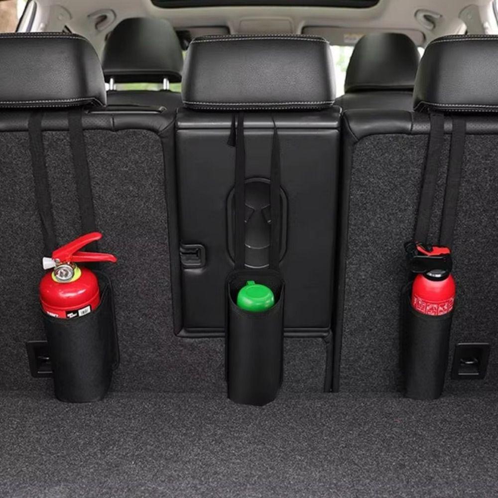 Wear-Resistant Car Extinguisher Bag Multifunctional Backseat Holder Vehicle Storage