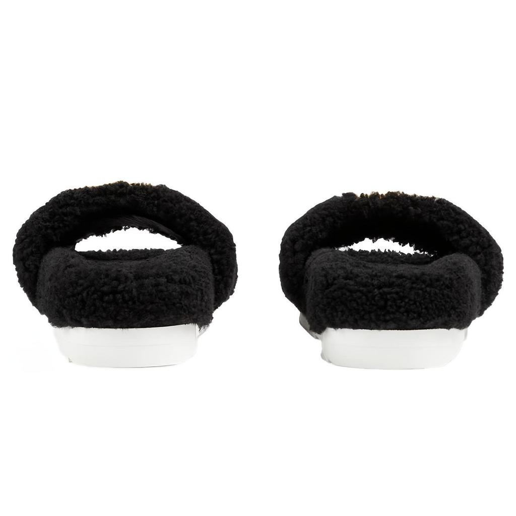 Gucci Wmns Slide 'Interlocking G Merino Wool - Black' Women's 646225 D0L00 1046