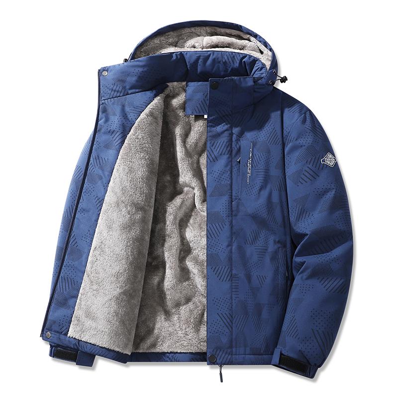 Winter Cotton Jacket Men s Loose Casual Cotton Jacket Hooded Sports Bread Jacket Graphene Warm Jacket Cotton Jacket XXL