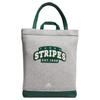 Adidas Cotton Blended With Recycled Polyester Tote Bag Shopping Bag Handbag Unisex Medium Heather Gray & Green Adidas JF6256