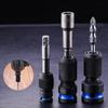 1/2" Square Drive to 1/4" Hexagonal Sockets Adapter Secure Grip Four Flutes Design AntiCorrosion For Professional DIY Projects