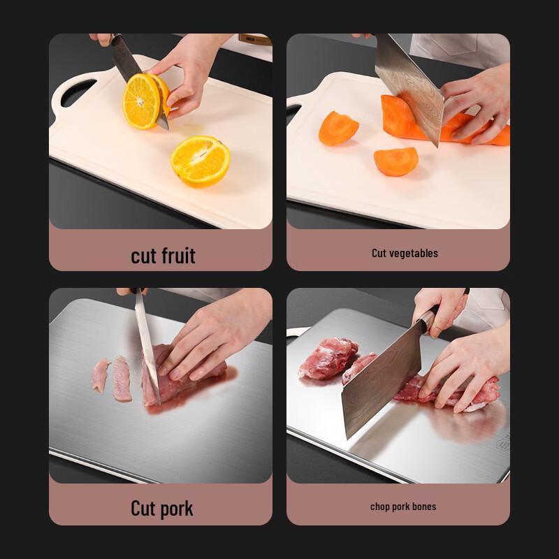 Zhi Shi 304 Stainless Steel Multi-Purpose Cutting Board