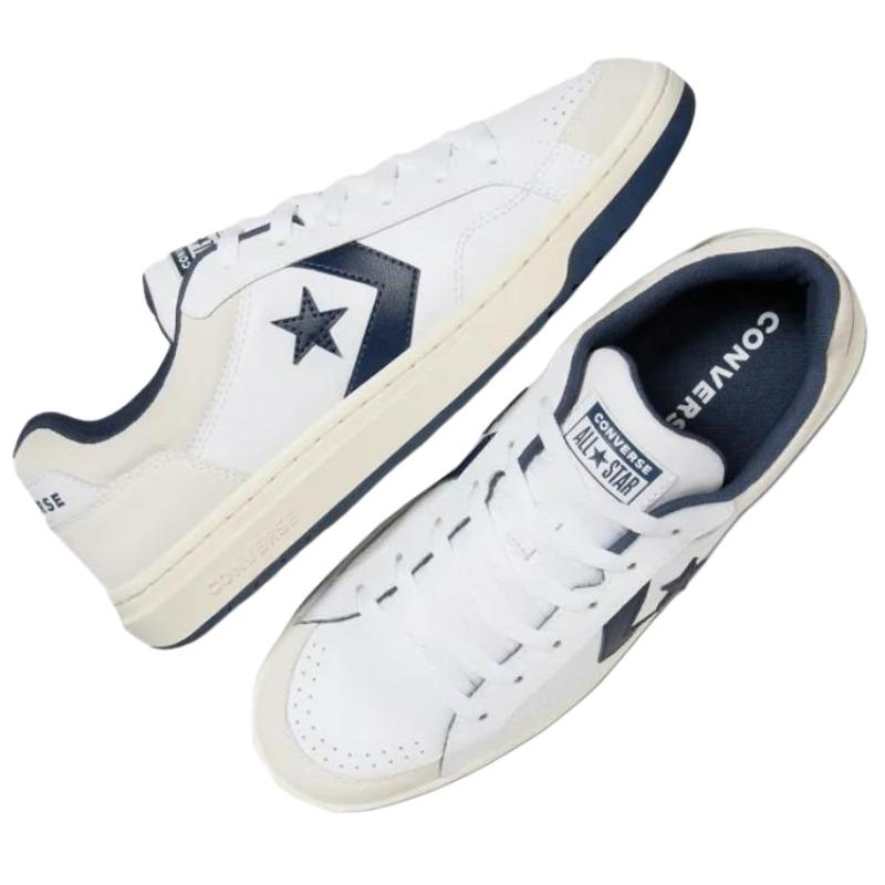 Converse Pro Blaze Classic Wear-resistant And Lightweight Low-Top Vintage Basketball Shoes Unisex White
