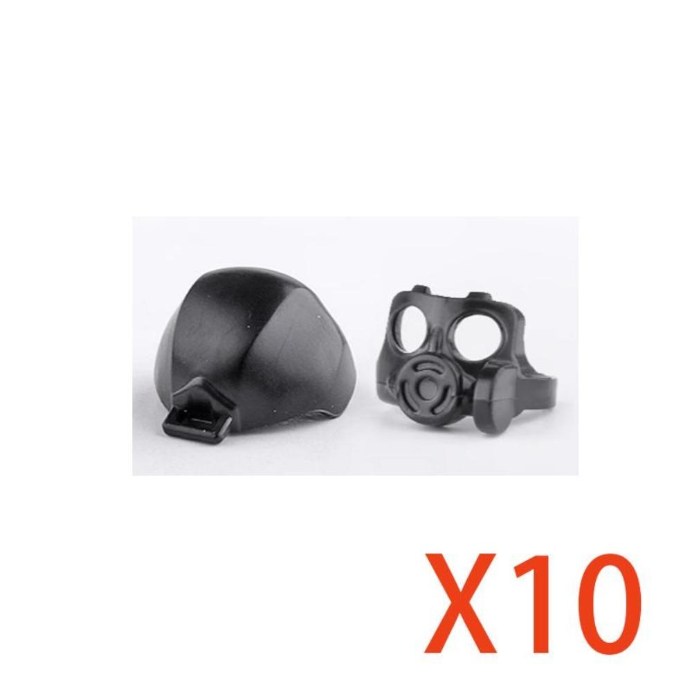 MOC WWII Military Building Blocks Accessories Figure Soldier Ninja Helmet Toy Hat Mini Brick Scarf Mask Knee Pads Gift Toys X027