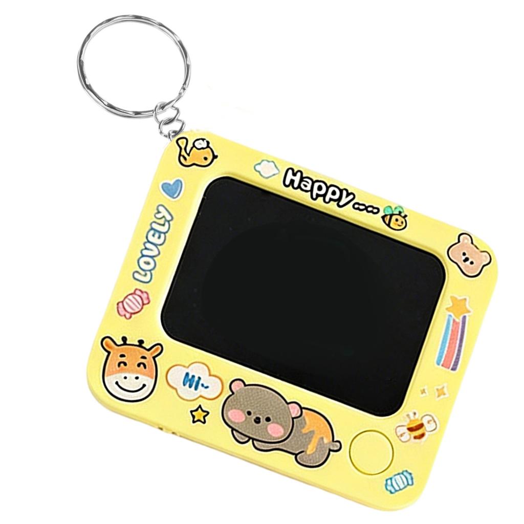 Easy To Clean ABS Plastic Miniature Doodles Keychain For Daily Use And Creative Expression Doodling Tool