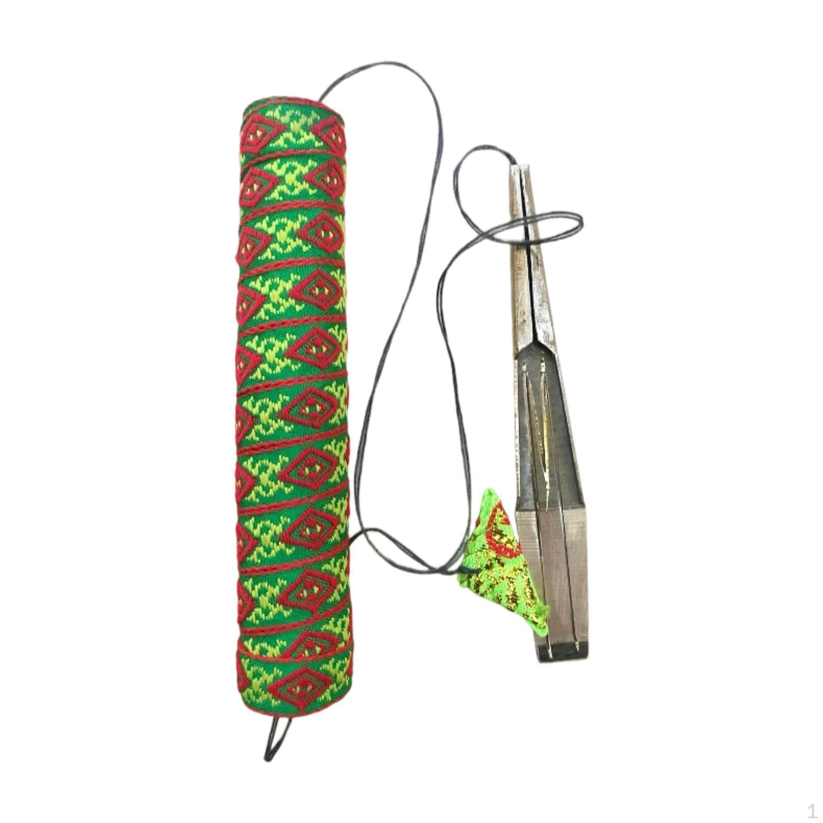 

Jaw Harp Instrument Mouthpiece Traditional Vietnamese Hmong Brass Material Unique Sound Double Tongue Small