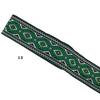 Cinta de Pasamanería Bordada Jacquard de Encaje Étnico para Adorno de Borde de Cuello de Vestimenta de Ropa Nacional Tradicional de Bricolaje de 5 cm