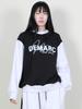 Deumakeu Logo Graphic Color Mix Sweatshirt Black