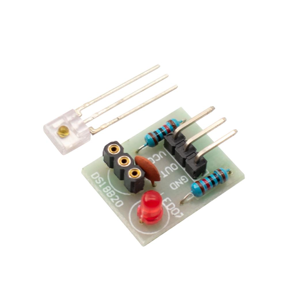 LIZAO 1/1/1PCS Laser Receiver Sensor Module, Non-Modulated Tube Laser Light Detection Board for Arduino & DIY Projects
