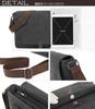 Kimura Kobo Canvas Shoulder Horizontal Zipper Messenger Large A4 012 Men's Bag, Bukaban, Sacoche, Style, Closure, Business, Multifunctional,
