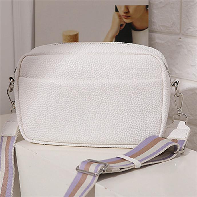 Wide Strap Women Crossbody Bags Ladies Handbags Square Bags Shoulder Sling Bags for Femele