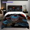 Clown Horror Set Unique Room Threepiece Set 1 Duvet Cover 2 Pillowcase Without Core Duvet Cover And Pillowcase Soft And Comfortable
