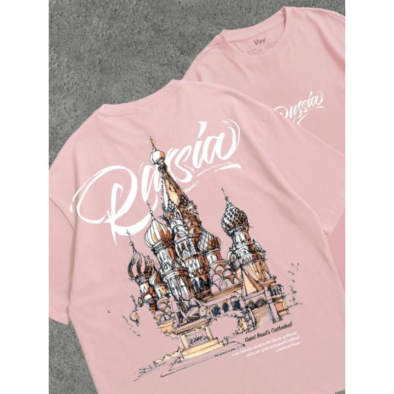 Retro American Streetwear Short Sleeve Top S
