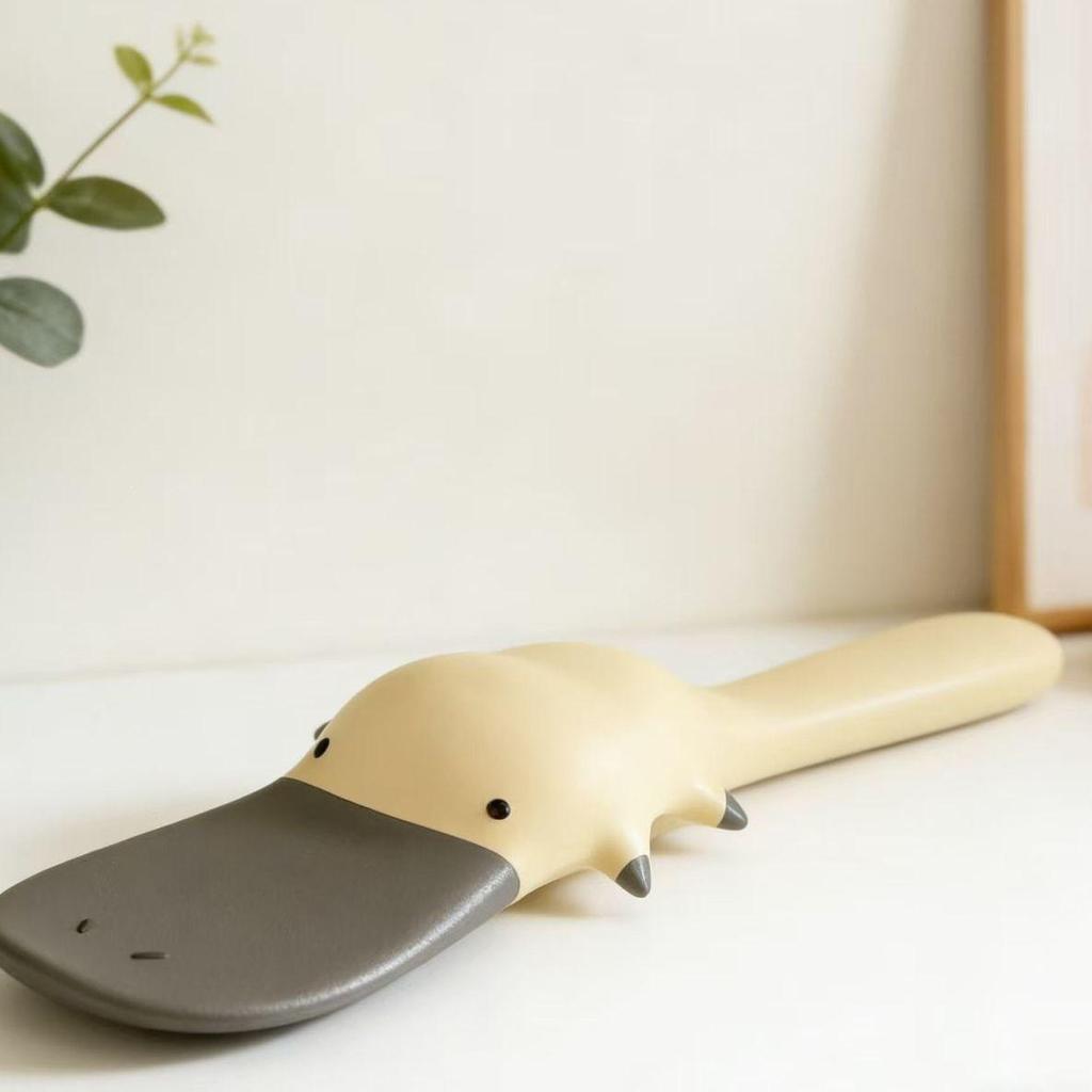 Creative Platypus Non-stick Rice Spoon: Cute Food-Grade Shovel for Serving Rice