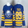 Custom Embroidered Ice Hockey Jersey Men Women Team Practice Uniform Blue Black Options