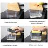 1PC PP Plastic Storage Box, Dishwashing Detergent Press, Kitchen Automatic Liquid Outlet Box, Dishwasher Soap Dispenser Box