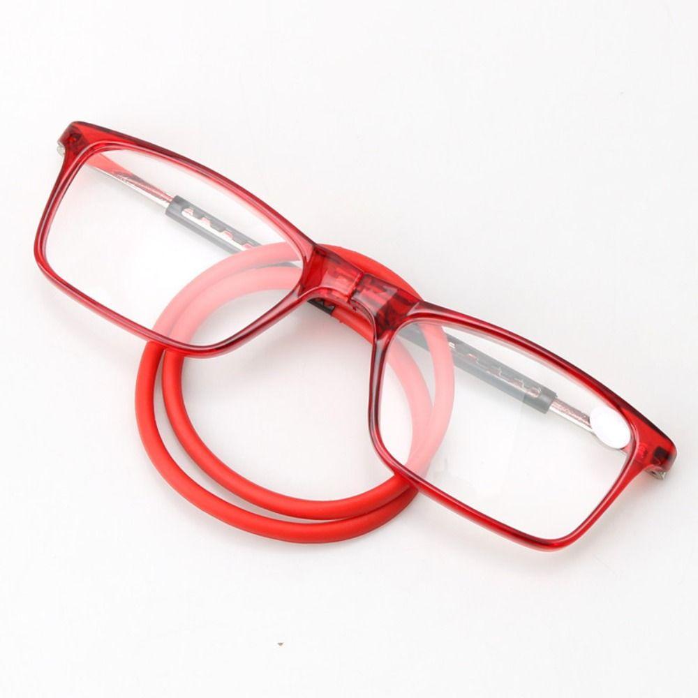 Magnetic Anti-Blue Light Reading Glasses Alloy Optical Spectacle Eyeglass Eye Protection