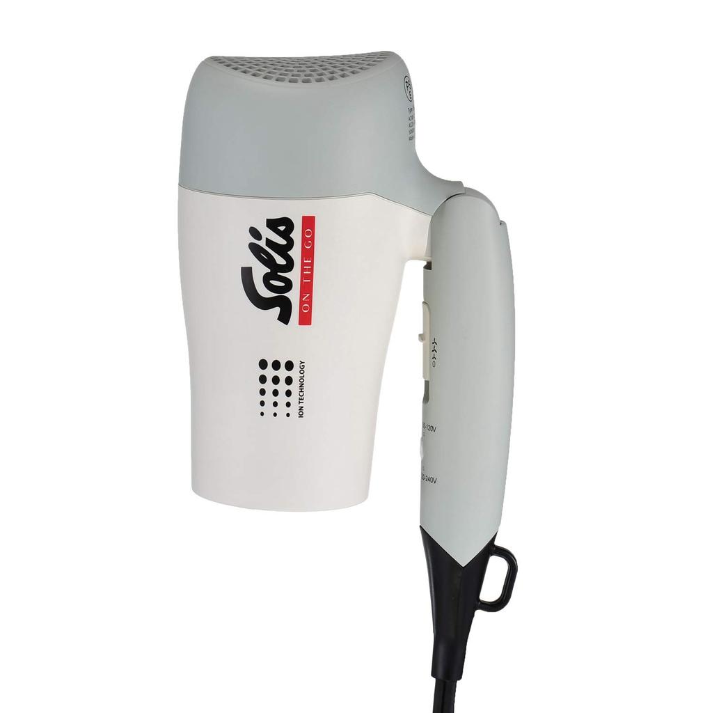 Solis On the Go Hair Dryer, White, SCD397