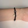 821WEBSERVICE Yin N Yang Black Bracelet