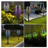 Cross-Border Solar Torch: 12 LED Flame Light, Outdoor Waterproof Decorative Ground Stake Light