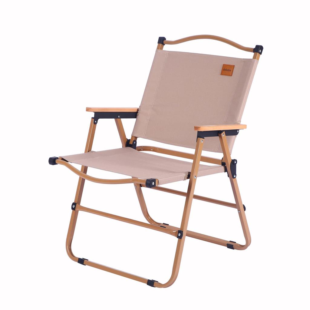 Large Portable Outdoor Folding Kermit Chair with Thickened Oxford Cloth and Metal Frame