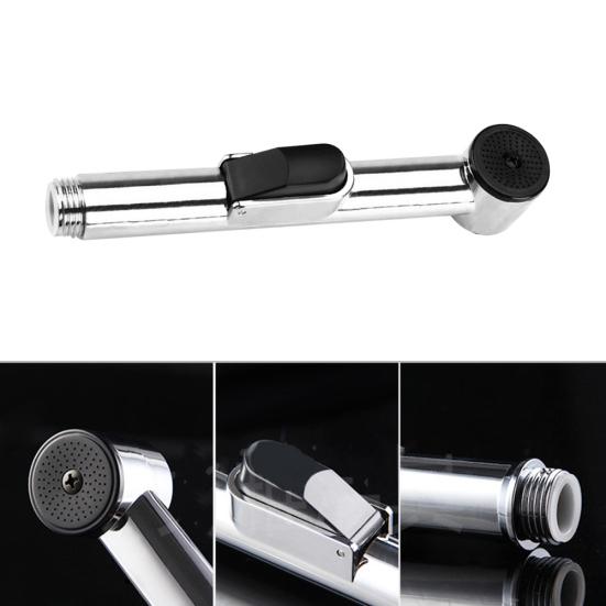 Bathroom Toilet Handheld Chrome ABS Bidet Sprayer Cleaning Shower Head Nozzle