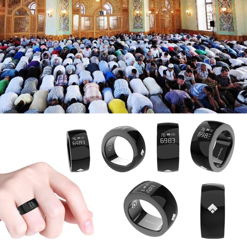 Wireless Muslims Prayer Intelligent Counting Rings App Recording Feature Accessories for Islamic Devotees Accurate Tally