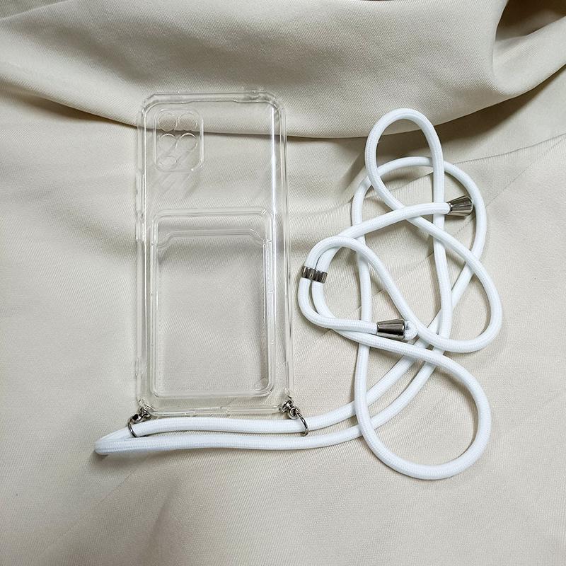 Samsung A11/A11 Mobile Phone Case S11ultraS11 Messenger Lanyard S11 Soft A11 Transparent Card Anti-drop
