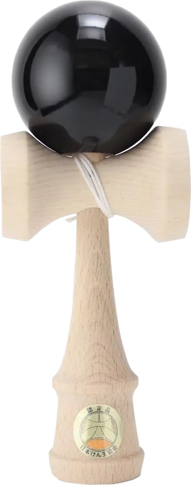 Yamagata Koubou Competition Kendama "Ozora" (Certified by the Japan Kendama Association) Solid Color Black