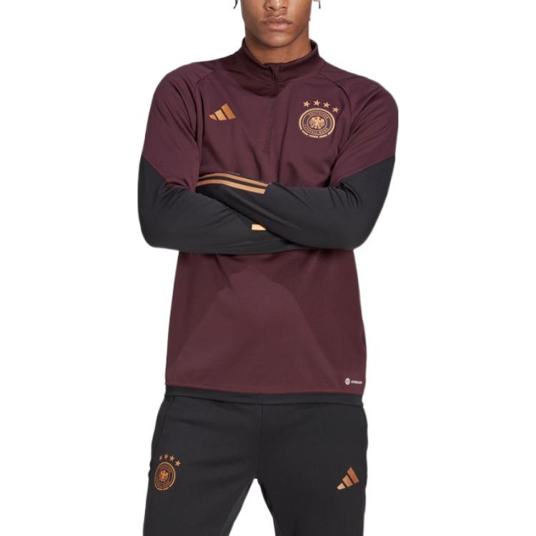 New Adidas Sweatshirt Men's Dark Reddish Purple HF3973