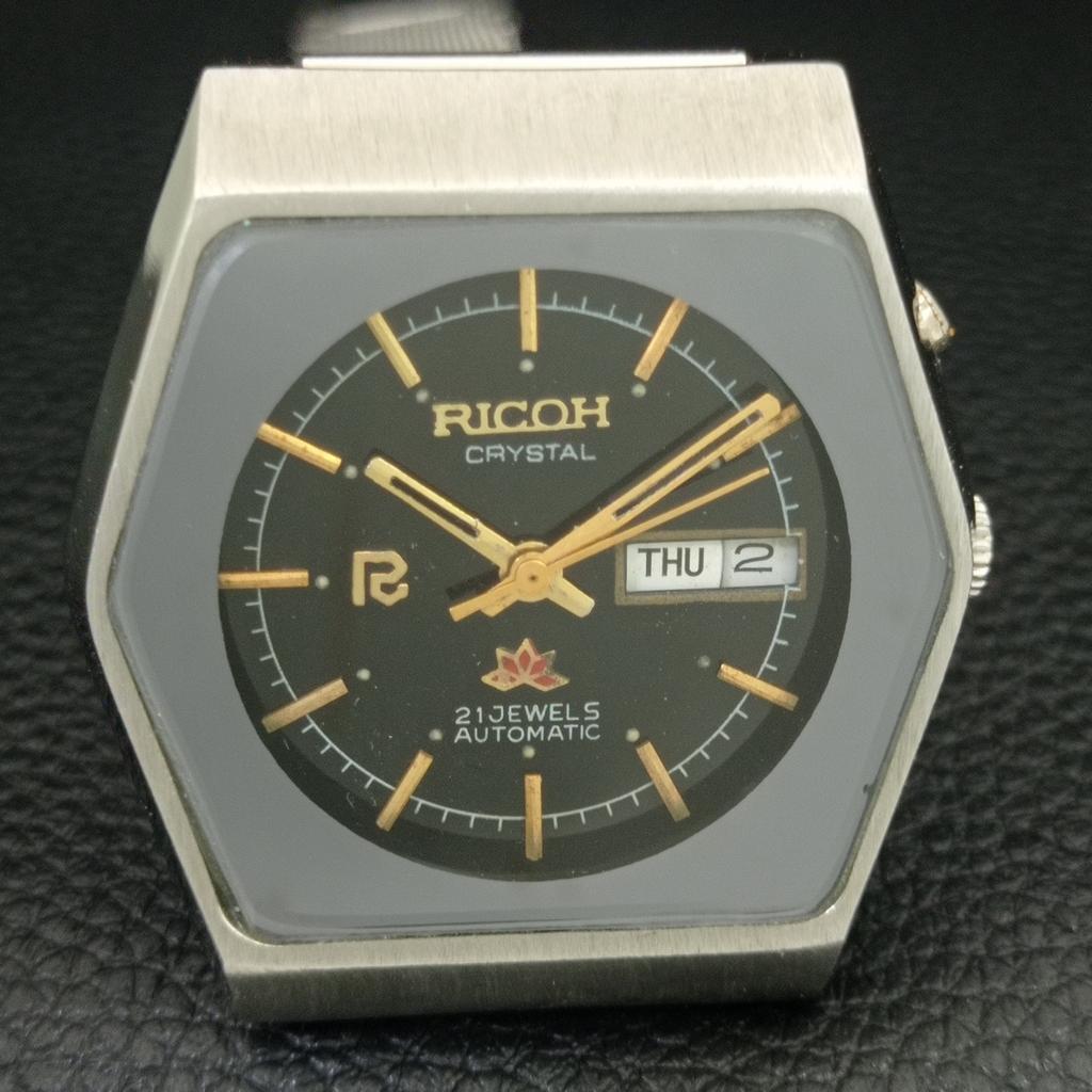 VINTAGE RICOH R31 AUTOMATIC JAPAN MENS ORIGINAL DIAL WATCH a707906-1