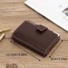 Pu Leather Men Wallets Short Design Card Holder Photo Holder Male Purse Vintage Coin Holder Men Wallets