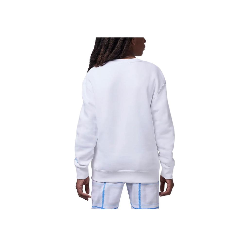Jordan Brooklyn Essentials Fleece Rundhals-Sweatshirt Kinder-Sweatshirt Weiß HQ7091-100