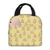 Custom P-Psyducks Insulated Lunch Tote Bag for Women Men Cartoon Resuable Cooler Thermal Bento Box Outdoor Camping Travel