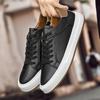 Fashion New Designs Men's Genuine Leather Casual Shoes Leisure Walk Male Skateboard Footwear Versatile Vulcanize Shoes Tenis Masculino
