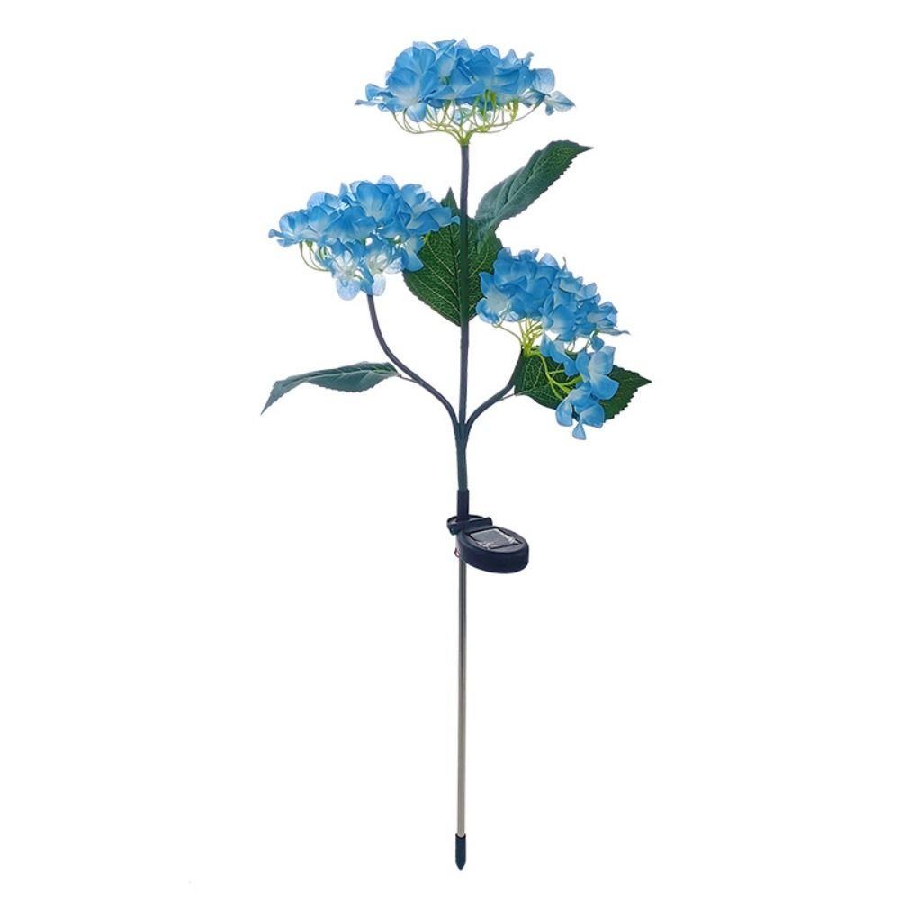 3 Head Lawn Light Hydrangea Landscape Lamp House Decoration LED Solar Lamp  Holiday