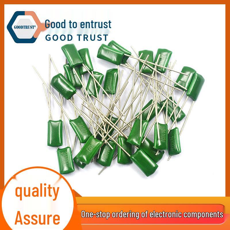 High Voltage 630V Polyester Film Capacitor 2J102J for High Frequency