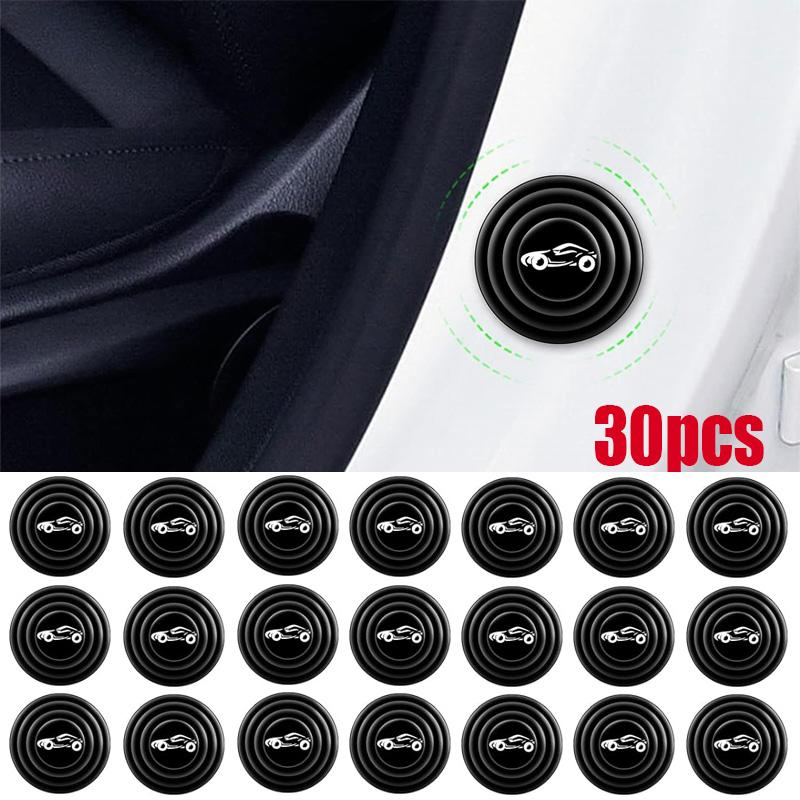 8/30PCS Car Door Shock Absorber Silicone Pads Universal Anti Shock Pad Car Door Protector Stickers Anti Collision Gasket Buffer