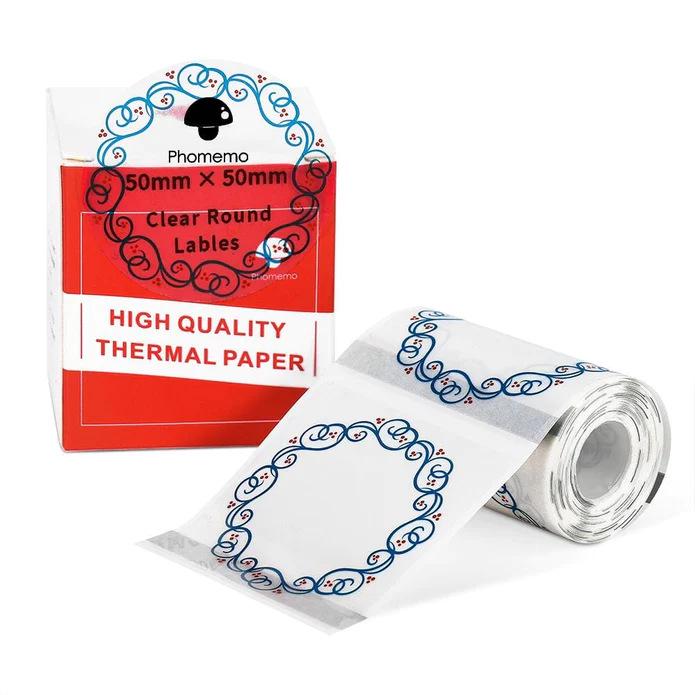 Phomemo M110 Thermodruck-Etikettenpapier: Selbstklebende, wasserdichte Preisschilder für Schmuck & Bekleidungsetiketten