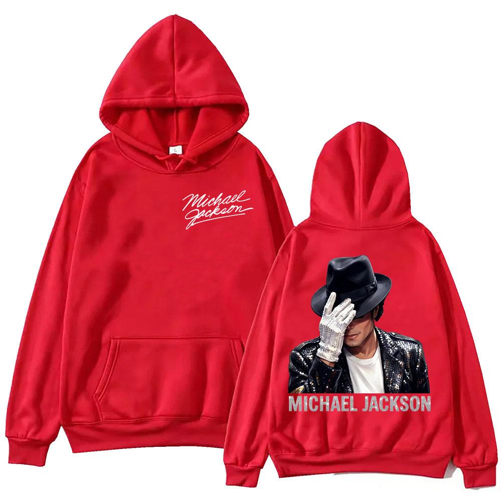 Limited Michajackson Classics Hoodie Men Women Fashion Punk Rock Pullovers High Quality Fleece Long Sleeve Hooded Sweatshirts