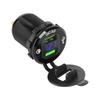 Usb Car Charger With Quick Charge And Voltage Meter