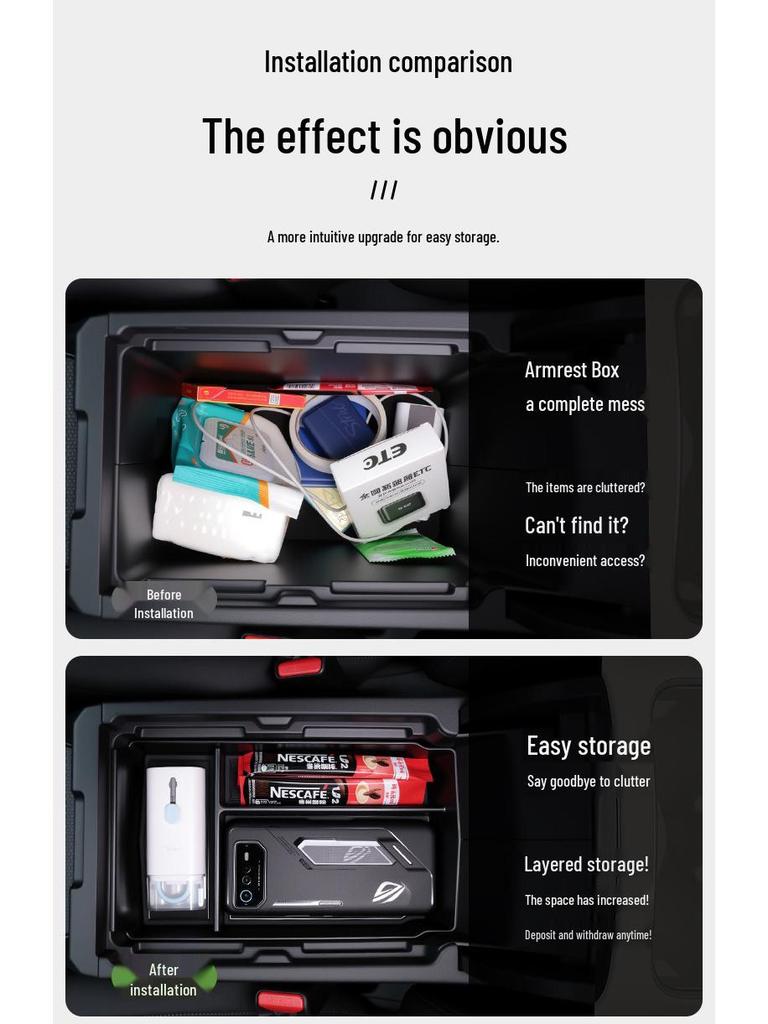 BMW 3 Series Armrest Storage Box & Console Organizer