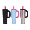 Cross-Border 304 Stainless Steel Handle Car Cup Double-Layer Vacuum Large Capacity Vacuum Cup Macaron Color Ice Cream Cup