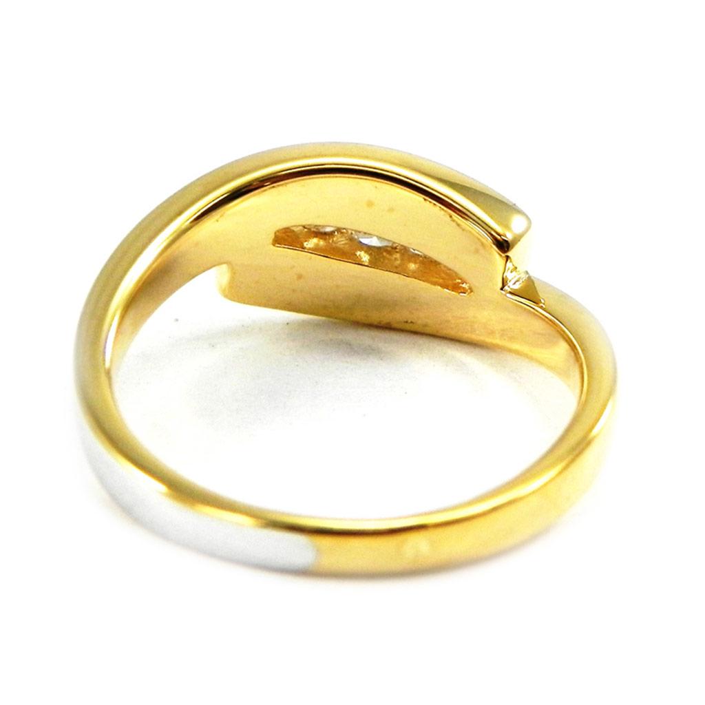 2 Tone 'Câlin' Gold Plated Ring
