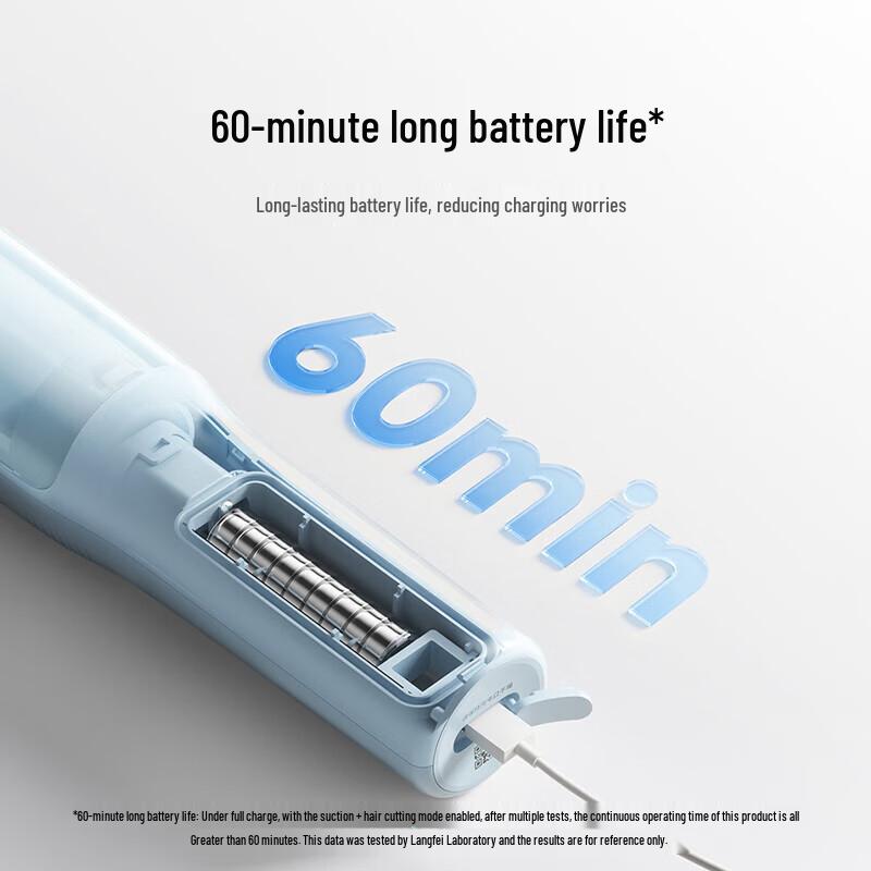 Mijia Baby Hair Clipper with Auto Suction CN plug (adapter included)