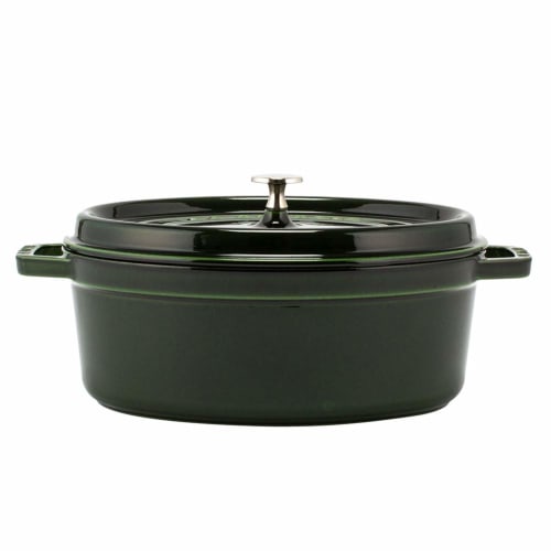 Staub Oval Pico Cocotte (29cm, enamel pot) 1102985, Vitamin Basil Green
